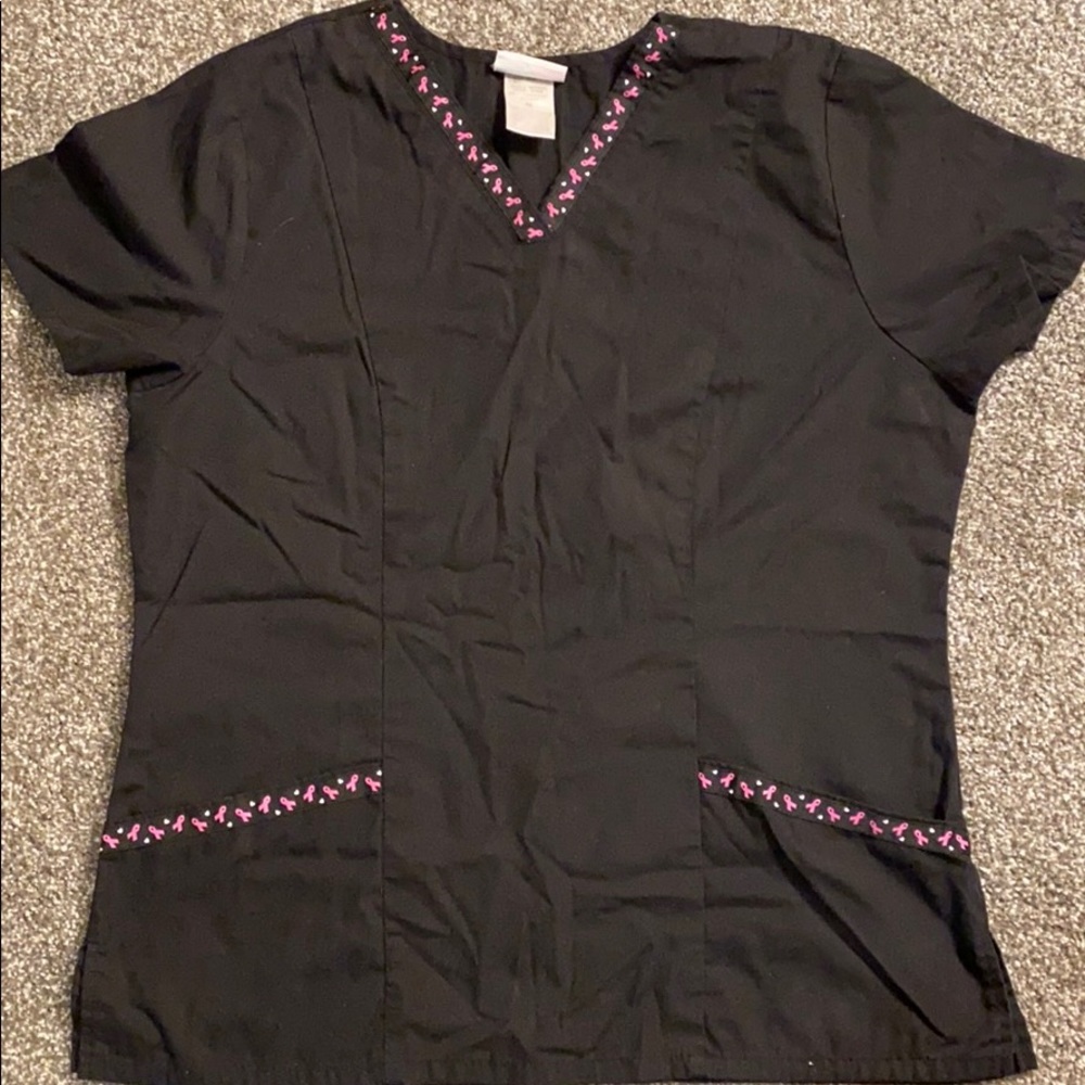Black Scrub Top